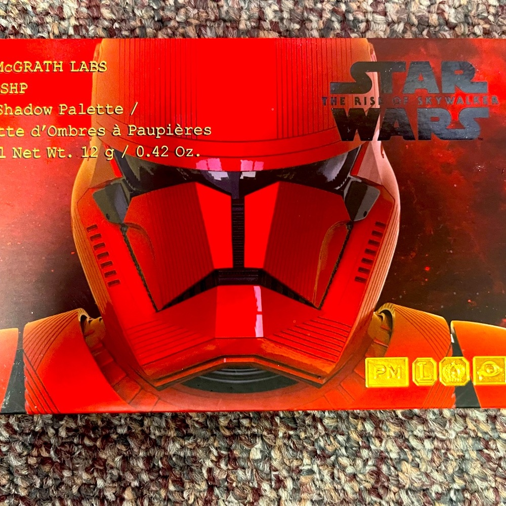 Pat Mcgrath STAR WARS Palette Dark Galaxy . Rare. New w/o plastic insert .
